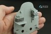 Quinta Studio QD32224 Boeing B-17G Radio operator's compartment. 3D-Printed coloured Interior on decal paper (HK models) 1/32